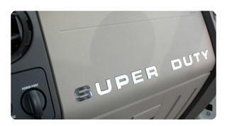Ford Super Duty Dashboard Lettering Kit