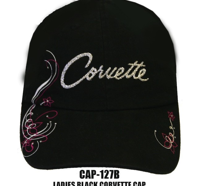 Ladies Black Corvette Hat