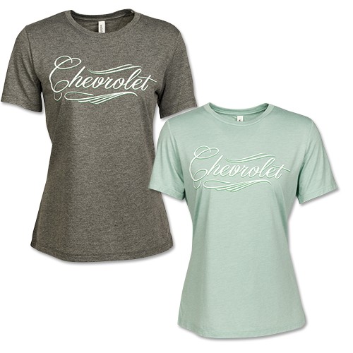 Ladies Chevrolet Script T Shirt