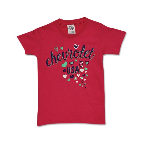 Youth Girls Chevrolet USA T Shirt