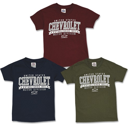 Youth Chevrolet Est. 1911 US T Shirt