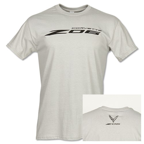 C8 Z06 Corvette Silver T Shirt