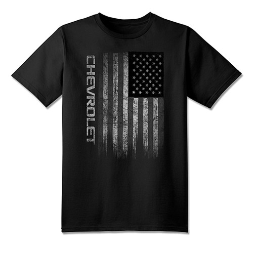 Chevrolet Distressed USA Flag T Shirt