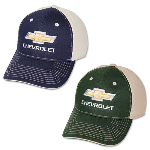 Chevrolet Collegiate Contrast Hat with Gold Bowtie