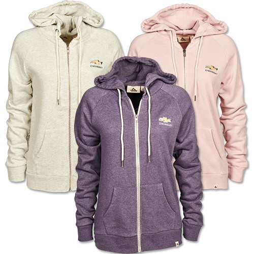 Ladies Chevrolet Fleece Zip Up