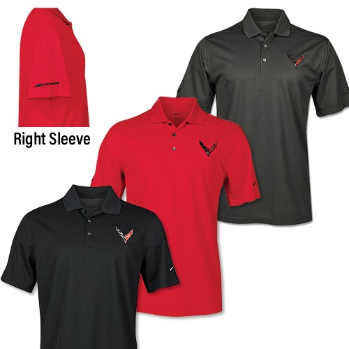 C8 Z06 Corvette Dri Fit Polo by Nike