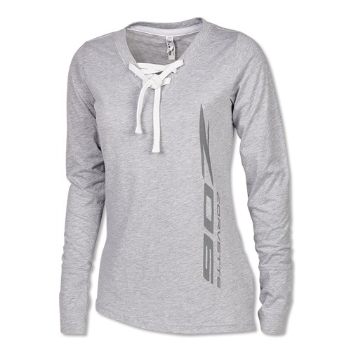 Ladies C8 Z06 Corvette L/S Lace Up Jersey