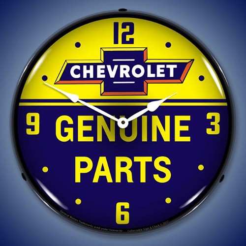 Chevrolet Genuine Parts 14" LED Backlit Clock 