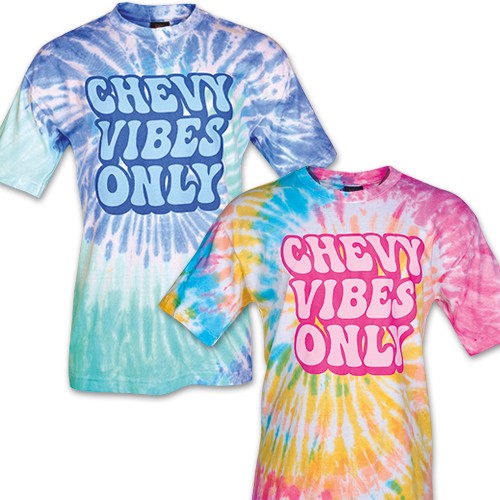 Chevy Vibes Only Tie Dye T Shirt