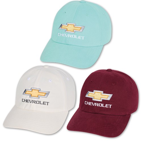 Chevrolet Cotton Hat with Gold Bowtie