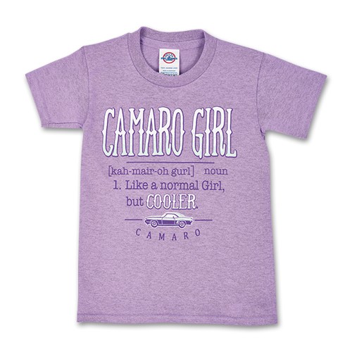Youth Camaro Girl T Shirt