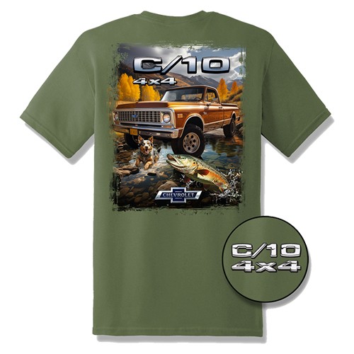 Chevy C/10 4x4 Full Color Truck T Shirt