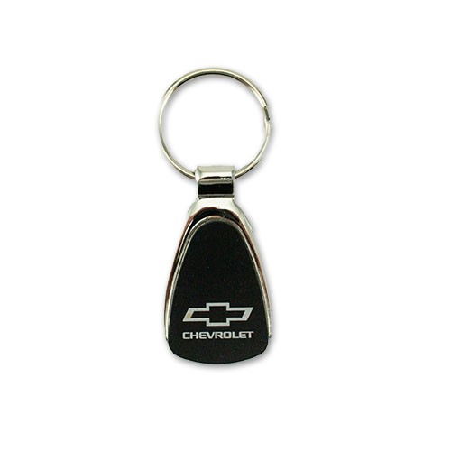 Chevrolet Chrome Teardrop Key Tag with Bowtie