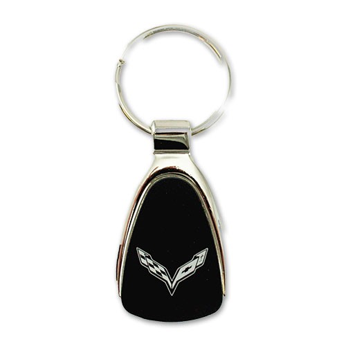 C7 Corvette Chrome Teardrop Key Tag