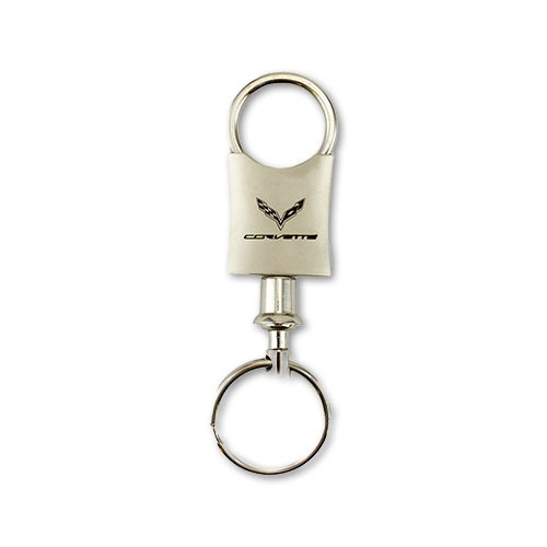 C7 Corvette Curved Ring Pull a Part Key Tag