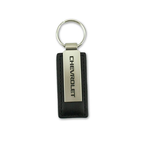 Chevrolet EV Metal/Leather Key Tag
