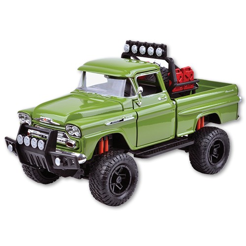 1958 Chevy Apachee Lifted 1:24 Diecast