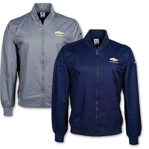 Chevy Nike Bomber Jacket with Gold Bowtie