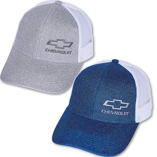 Chevrolet Glitter Bomb Trucker Hat with Bowtie