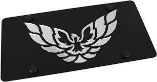 Pontiac Firebird Carbon Steel License Plate