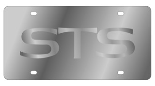 Cadillac STS License Plate - Stainless 