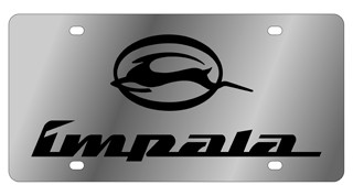Chevy Impala Stainless Style License Plate