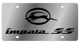 Chevy Impala SS Stainless Style License Plate