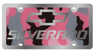 Silverado - License Plate - Stainless Style