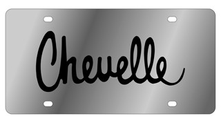 Chevy Chevelle Stainless Style License Plate 