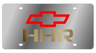 Chevy HHR Stainless Style License Plate