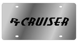PT Cruiser Word Only License Plate 