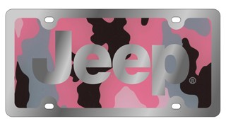 Jeep - License Plate - Stainless Style