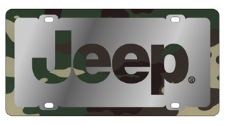 Jeep - License Plate - Stainless Style