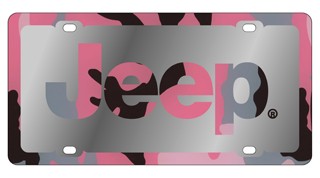 Jeep - License Plate - Stainless Style