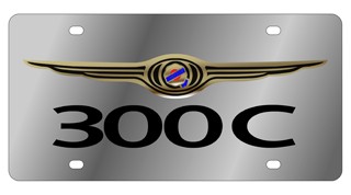 Chrysler 300C Stainless Steel License Plate 