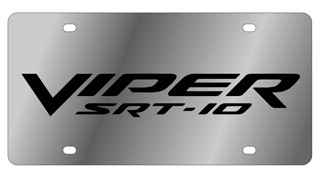 Viper SRT-10 Stainless Steel License Plate
