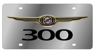 Chrysler 300 Stainless Steel License Plate 