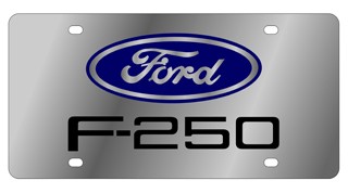 Ford F-250 Stainless Steel License Plate