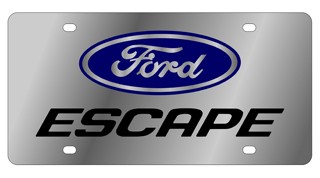 Ford Escape Stainless Steel License Plate 