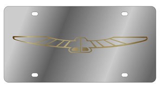 Ford Thunderbird License Plate with Gold Logo
