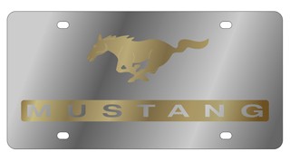05 Ford Mustang License Plate - Stainless Style