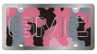 GMC - License Plate - Stainless Style