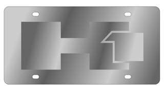 Hummer H1 Stainless Style License Plate