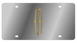 Lincoln Stainless Style License Plate