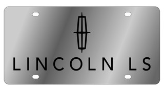 Lincoln LS Stainless Steel License Plate