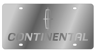 Lincoln Continental Stainless Style License Plate