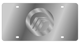 Lincoln Mercury Stainless Style License Plate