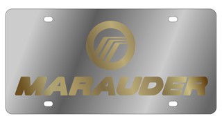 Mercury Marauder Stainless Style License Plate