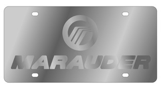 Mercury Marauder Stainless Style License Plate
