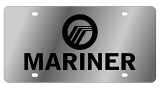 Mercury Mariner Stainless Steel License Plate 